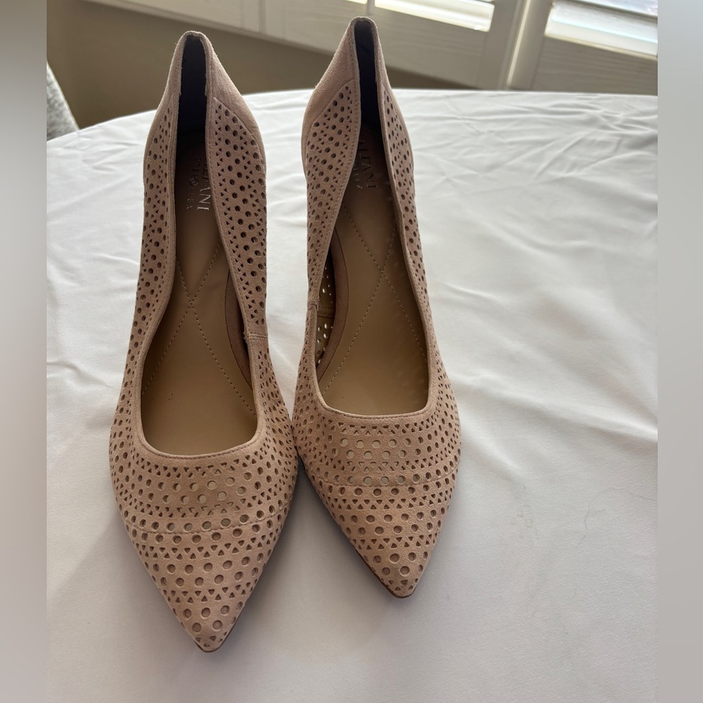 Alfani Jeules Blush Pink Pointed Toe Slip On Stilettos 3” Heel Women’s Size 11 - Picture 8 of 9
